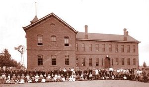 Historic Photo of City Hall, then the East Helena elementary school, prior to the 1935 earthquake.
